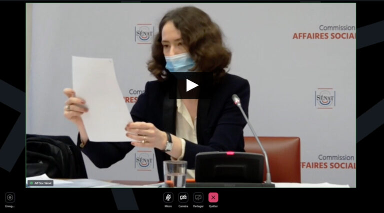 Commission des affaires sociales Adéquation du passe vaccinal évolution de l’épidémie de covid-19 – Audition d’Alice Desbiolles, médecin de santé publique