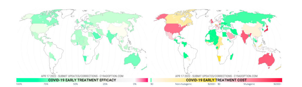 Adoption mondiale des traitements précoces de la COVID-19