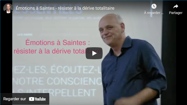 Conférence de Jean-Dominique Michel sur le totalitarisme (Saintes, juin 2022)