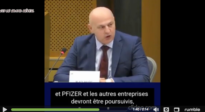 Mislav Kolakusic, ancien juge anticorruption et député européen : « Les vaccins sont le  plus grand scandale de corruption de l’histoire de l’humanité »