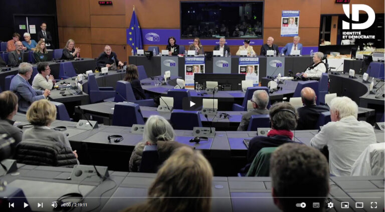 Conférence du Professeur Perronne au Parlement européen de Strasbourg