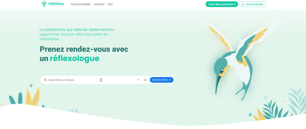 Holitime : une nouvelle plateforme de prise rendez-vous dédiée aux soins alternatifs