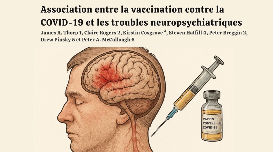 Une étude en prépublication alerte sur les effets neuropsychiatriques des vaccins à ARNm contre le COVID-19