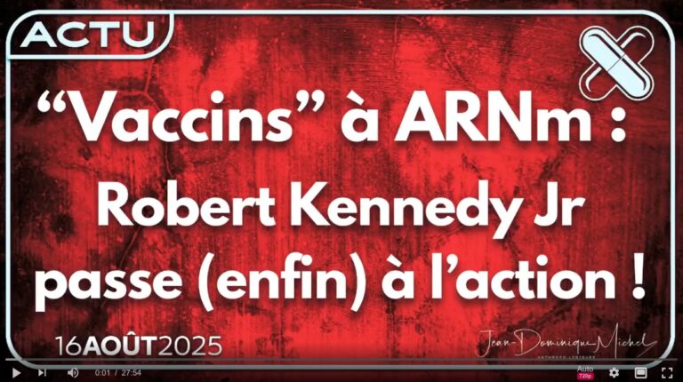 Injections ARNm : Kennedy passe à l’action !