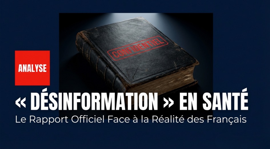 Le rapport sur la désinformation en Santé : un panel biaisé vers « l’establishement », loin des attentes des Français