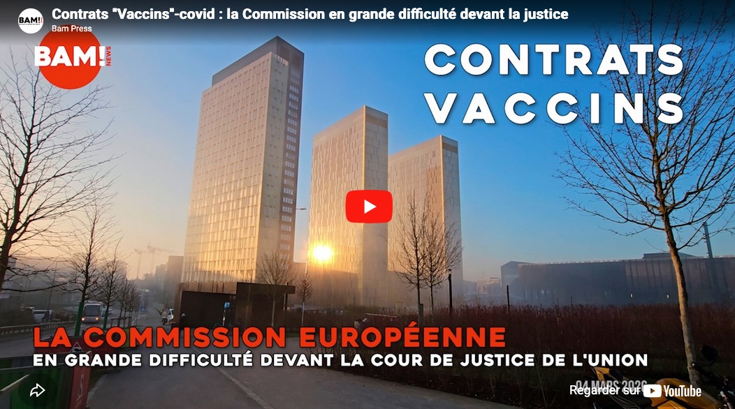 Contrats « Vaccins » covid : la Commission en grande difficulté devant la justice