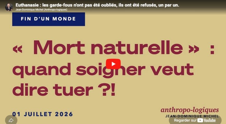 Euthanasie : les garde-fous n&rsquo;ont pas été oubliés, ils ont été refusés, un par un